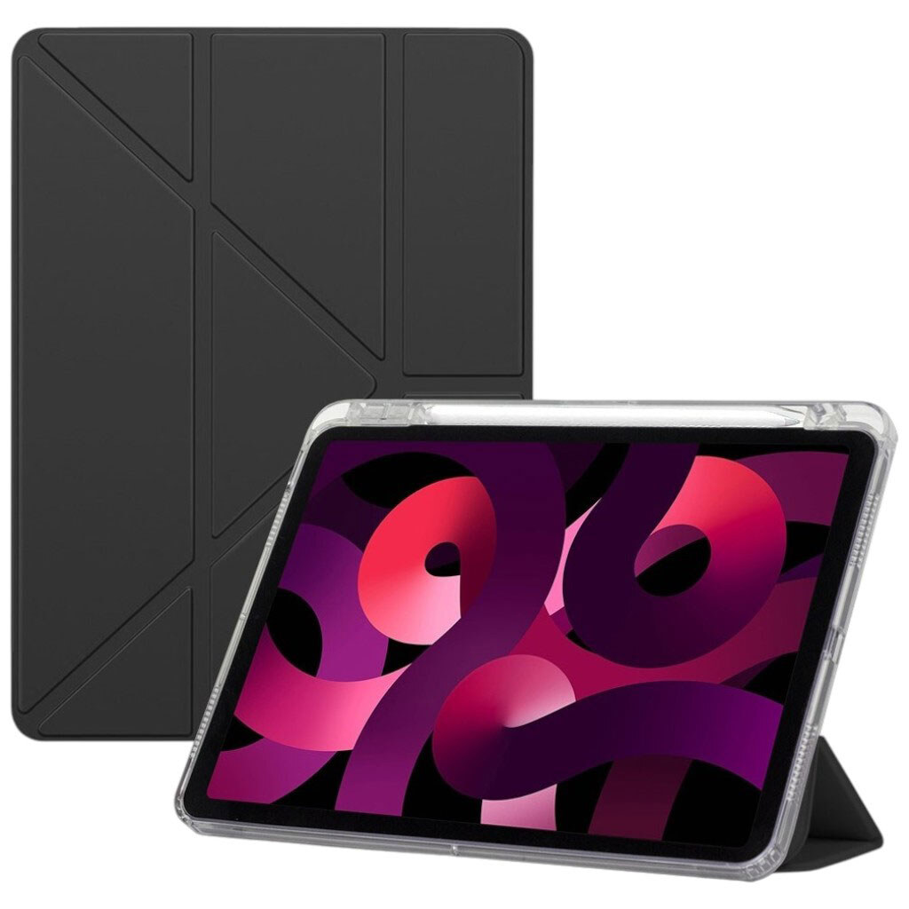 Чехол (книжка) Apple iPad Air 4 2020 / iPad Air 5 2022, BeCover Ultra Slim Origami Transparent, Черный - № 2 Чехол (книжка) Apple iPad Air 4 2020 / iPad Air 5 2022, BeCover Ultra Slim Origami Transparent, Черный - № 2