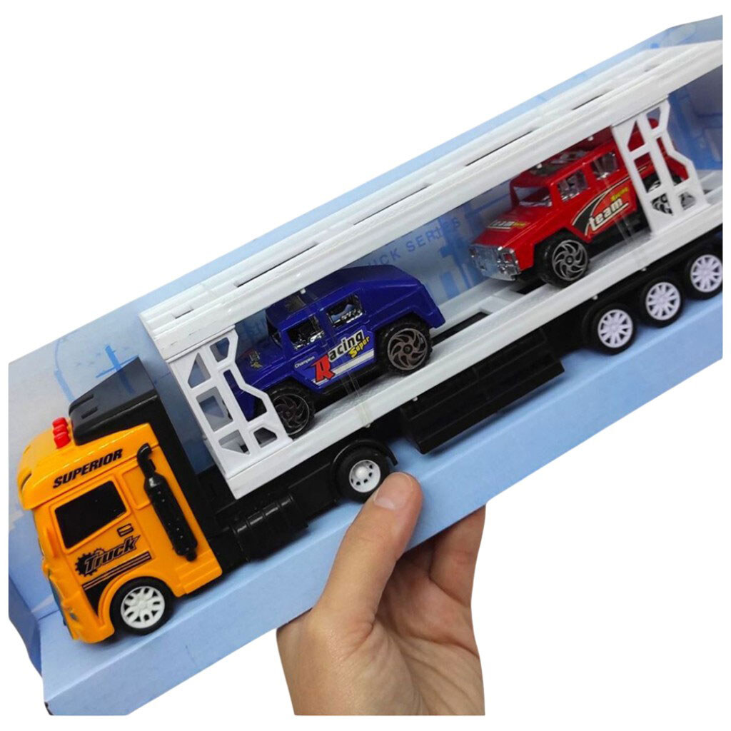 Автовоз инерционный в коробке р.35x6,5x12 см, Mic - № 2 Автовоз инерционный в коробке р.35x6,5x12 см, Mic - № 2