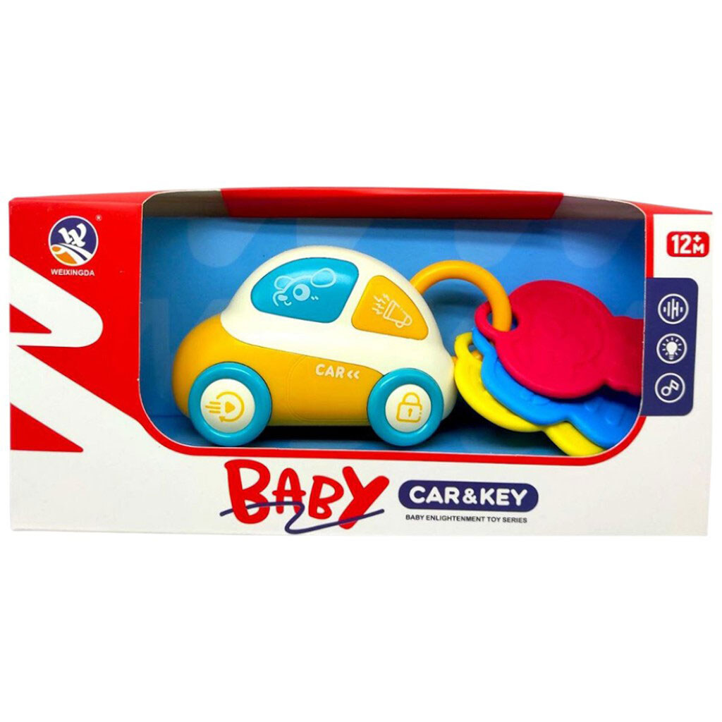 Погремушка музыкальная, в коробке р. 23,3x6x11 см, Weixingda - № 1 Погремушка музыкальная, в коробке р. 23,3x6x11 см, Weixingda - № 1