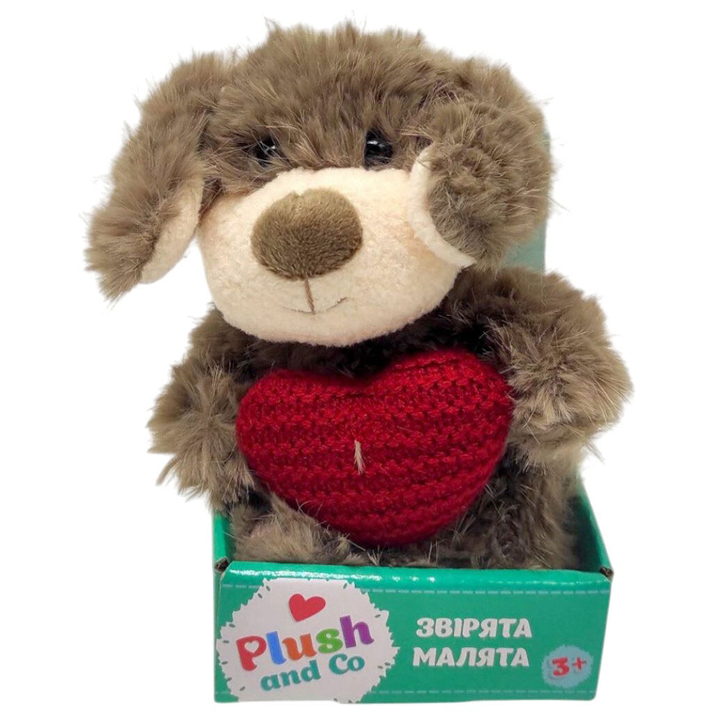 Мягкая игрушка "Песик", 12 см, Plush and Co - № 1 Мягкая игрушка "Песик", 12 см, Plush and Co - № 1