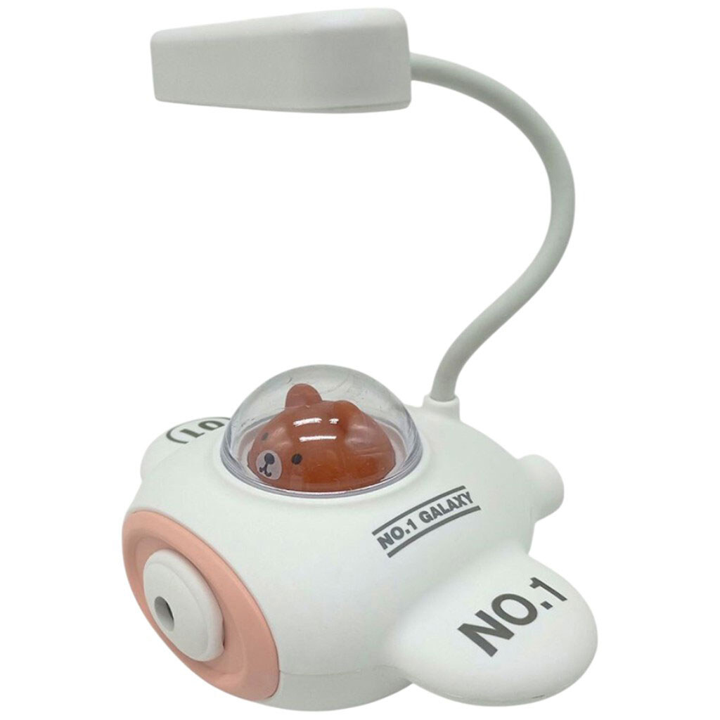 Настільна лампа зі стругачкою для олівців "Літак", Mic - № 1 Настільна лампа зі стругачкою для олівців "Літак", Mic - № 1