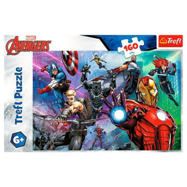 Пазлы, 160 эл "MARVEL: Герои всегда готовы", Trefl - № 1 Пазлы, 160 эл "MARVEL: Герои всегда готовы", Trefl - № 1