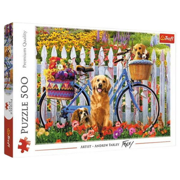 Пазлы 500 эл "Собачьи пригоди", Trefl - № 1 Пазлы 500 эл "Собачьи пригоди", Trefl - № 1