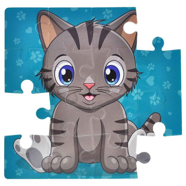 Пазли фомові, магнітні, 16 ел "Кошеня", Qbee - № 3 Пазли фомові, магнітні, 16 ел "Кошеня", Qbee - № 3