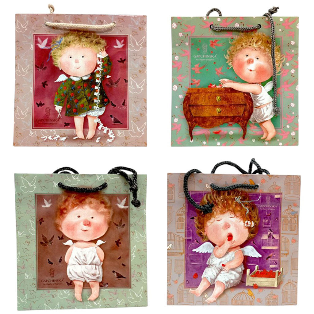 Пакет паперовий, 16x16x7см, мікс видів, Art Studio Of Happiness - № 4 Пакет паперовий, 16x16x7см, мікс видів, Art Studio Of Happiness - № 4