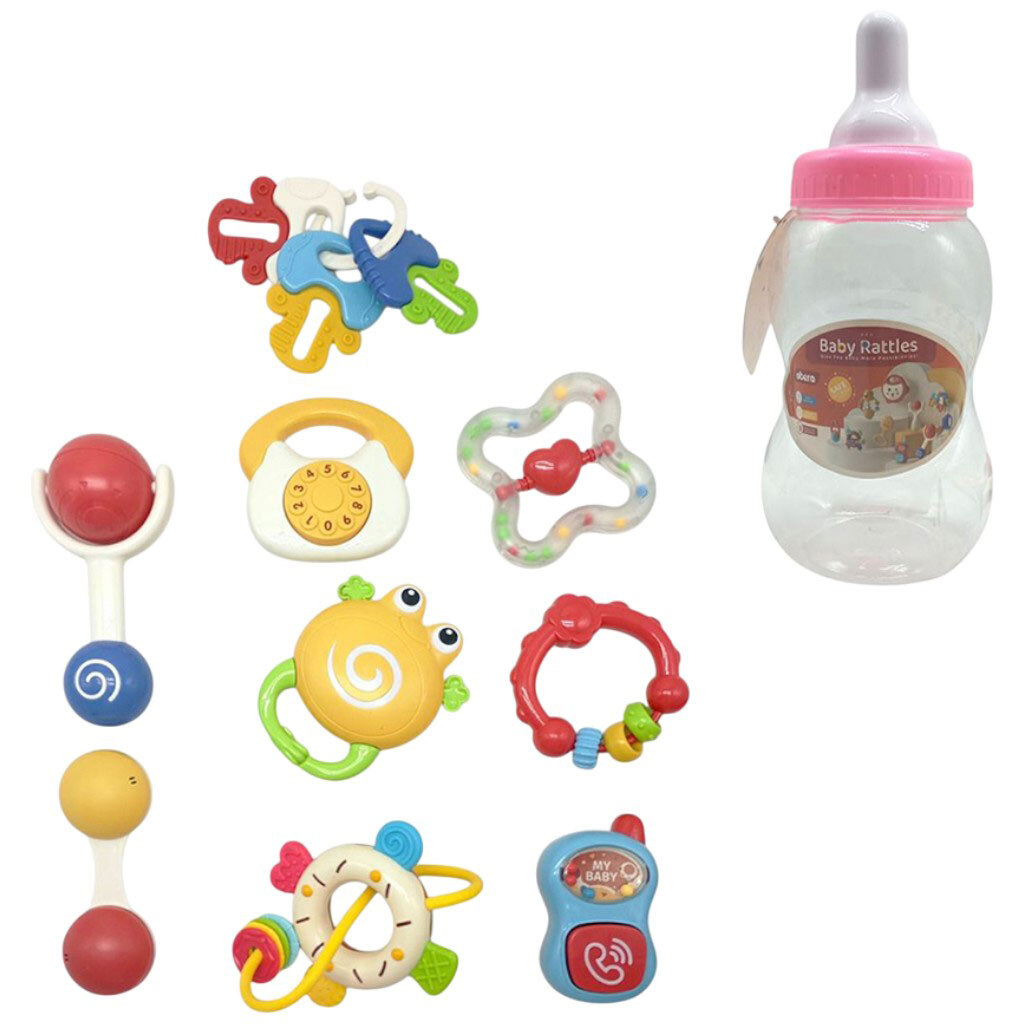 Погремушки, набор 12шт. в бутылке, Mic - № 1 Погремушки, набор 12шт. в бутылке, Mic - № 1