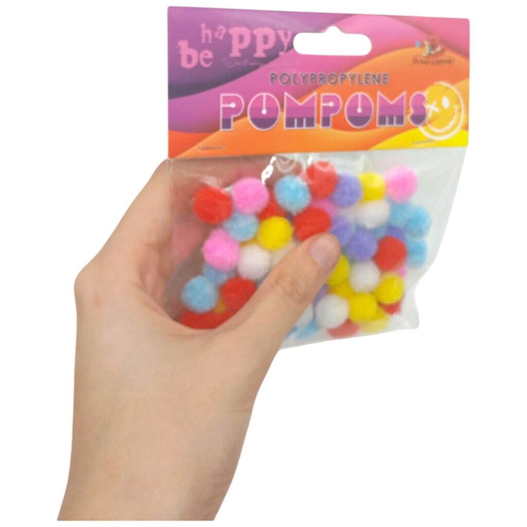 Помпоны полипропиленовые, 1.2см, 5 цветов, 60шт., Art Studio Of Happiness - № 2 Помпоны полипропиленовые, 1.2см, 5 цветов, 60шт., Art Studio Of Happiness - № 2