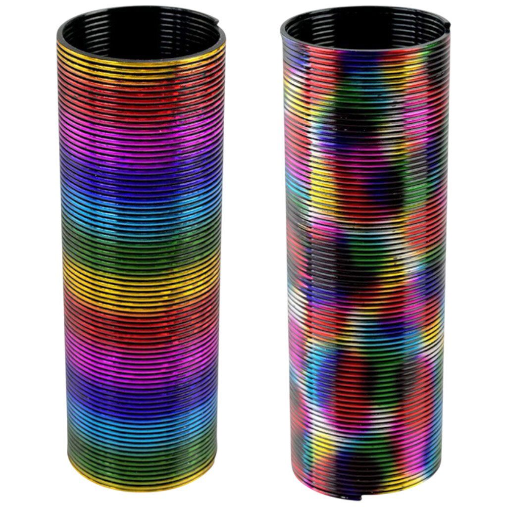 Пружинка "Райдуга: Yabba Dabba", 2 кольори мікс, р-р 5x5x15см, короб. 5,3x5,3x15,5 см, Mic - № 3 Пружинка "Райдуга: Yabba Dabba", 2 кольори мікс, р-р 5x5x15см, короб. 5,3x5,3x15,5 см, Mic - № 3