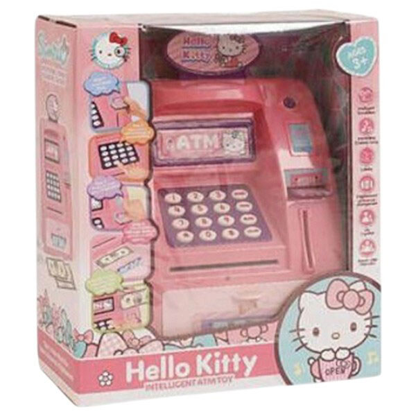 Сейф "Банкомат: Хелоу Кітті Санріо", звук, підсвічування, імітація сканування відбитка пальця, банкноти, картка, інструкція, в коробці, Mic - № 2 Сейф "Банкомат: Хелоу Кітті Санріо", звук, підсвічування, імітація сканування відбитка пальця, банкноти, картка, інструкція, в коробці, Mic - № 2