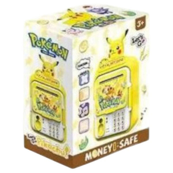 Сейф "Пікачу", звуки, підсвічування, наклейки, іграшкові гроші, в коробці, Mic - № 2 Сейф "Пікачу", звуки, підсвічування, наклейки, іграшкові гроші, в коробці, Mic - № 2