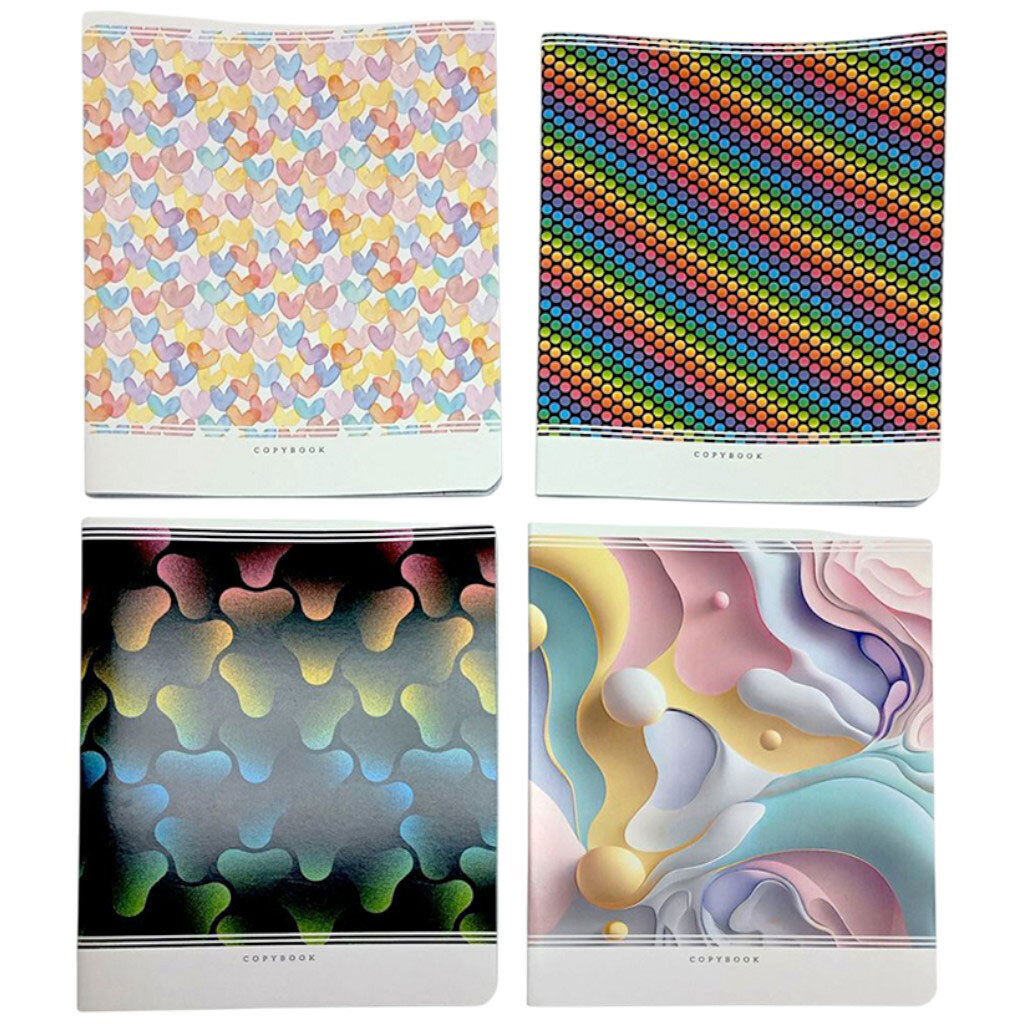 Зошит учнівський, на скобі, 170х203мм, 48 аркушів, Клітина, Mandarin - № 1 Зошит учнівський, на скобі, 170х203мм, 48 аркушів, Клітина, Mandarin - № 1