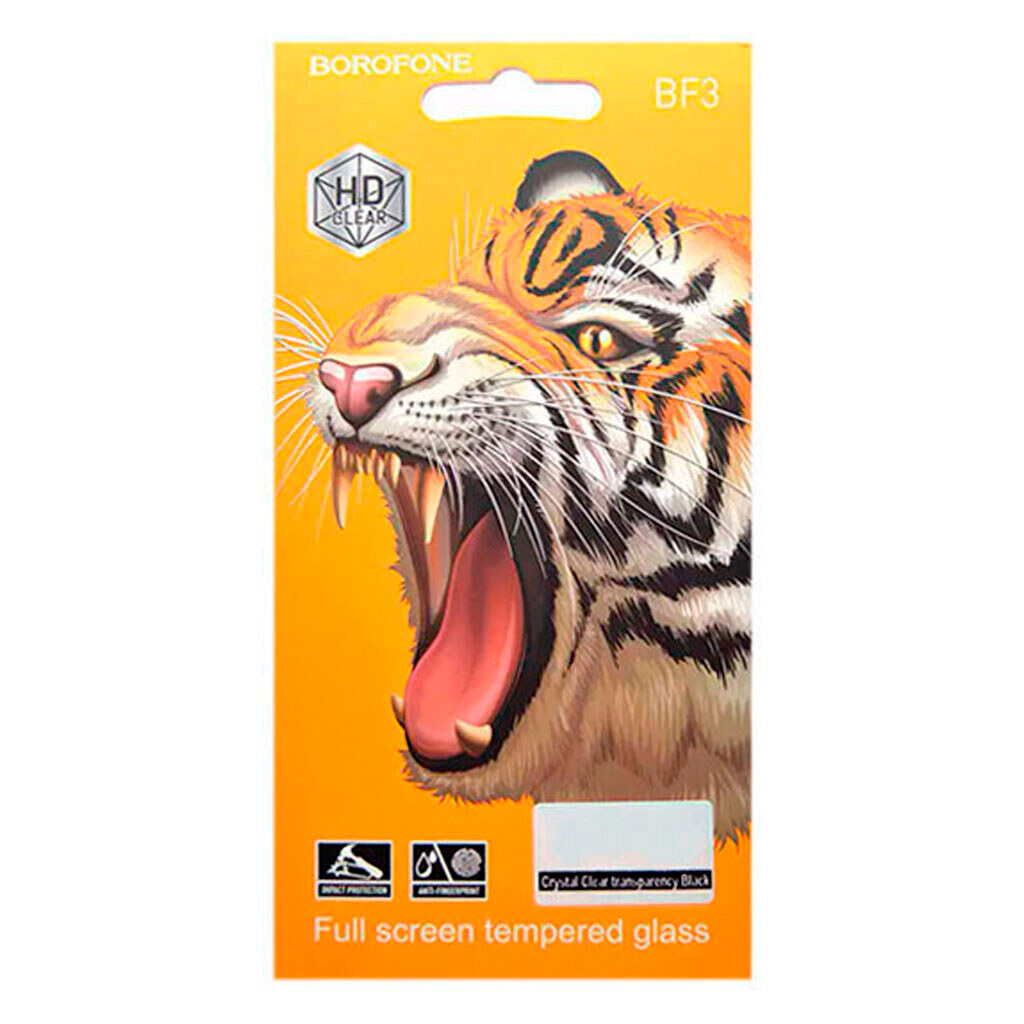 Защитное стекло Apple iPhone 17 Pro Max, Borofone, 2.5D, Черный - № 1 Защитное стекло Apple iPhone 17 Pro Max, Borofone, 2.5D, Черный - № 1