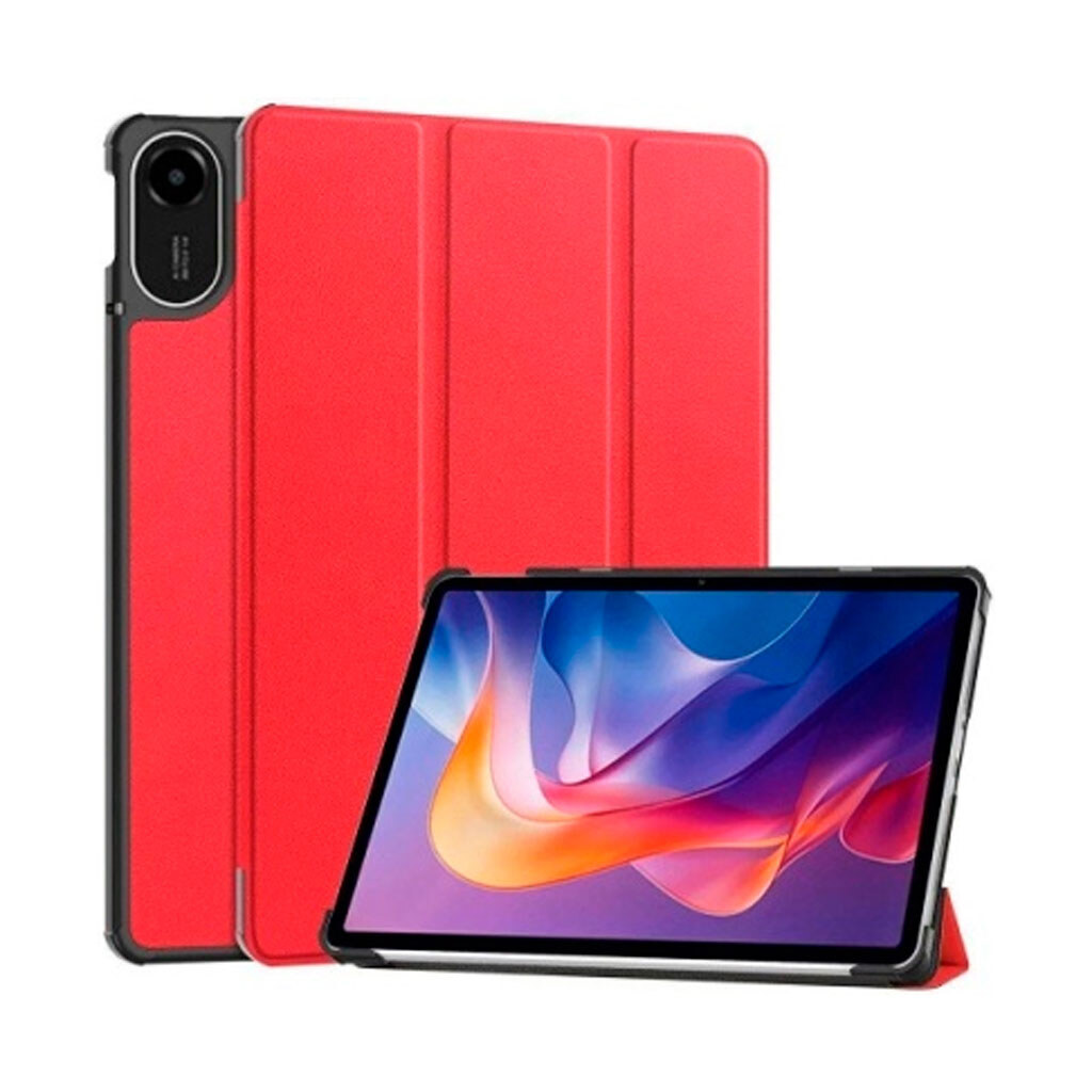 Чехол (книжка) Xiaomi Redmi Pad 2, Zarmans, Красный - № 3 Чехол (книжка) Xiaomi Redmi Pad 2, Zarmans, Красный - № 3