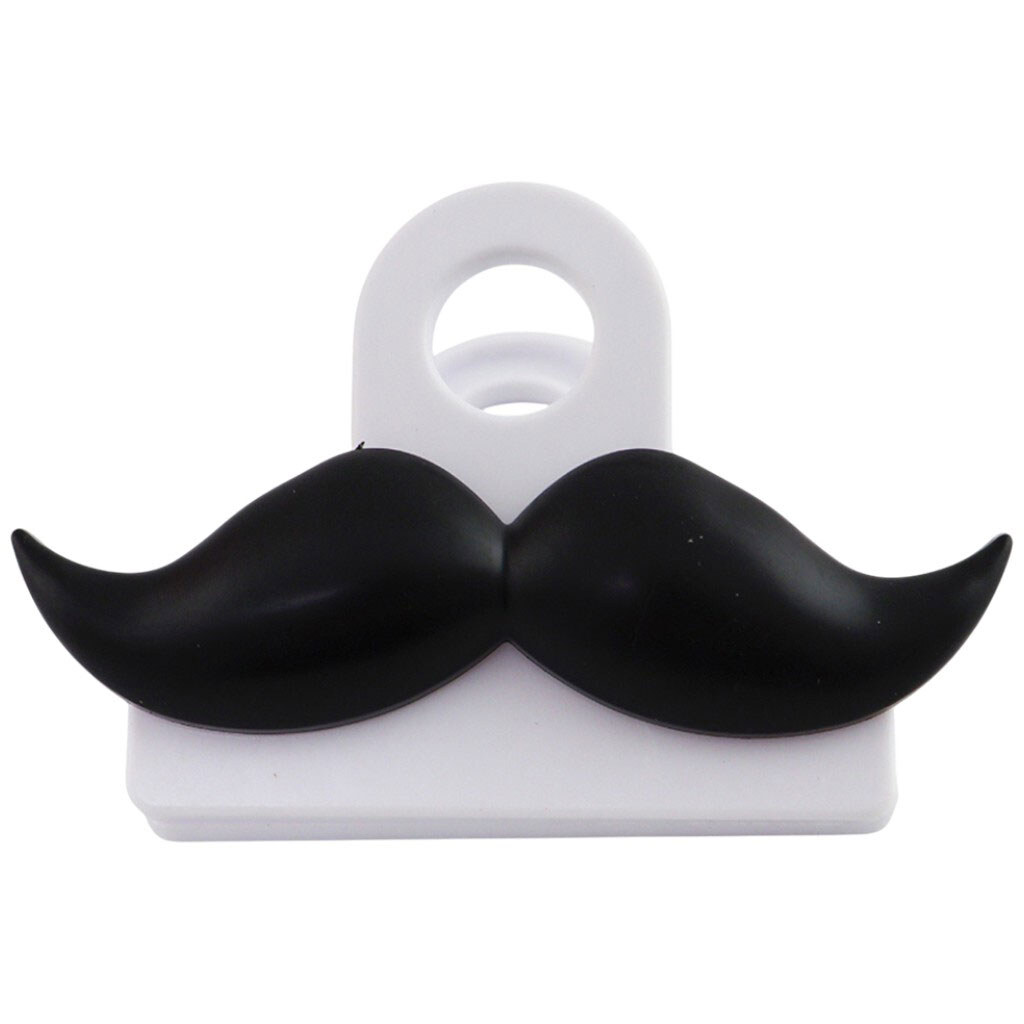 Затискач для пакетів пластиковий "Вуса" - № 1 Затискач для пакетів пластиковий "Вуса" - № 1