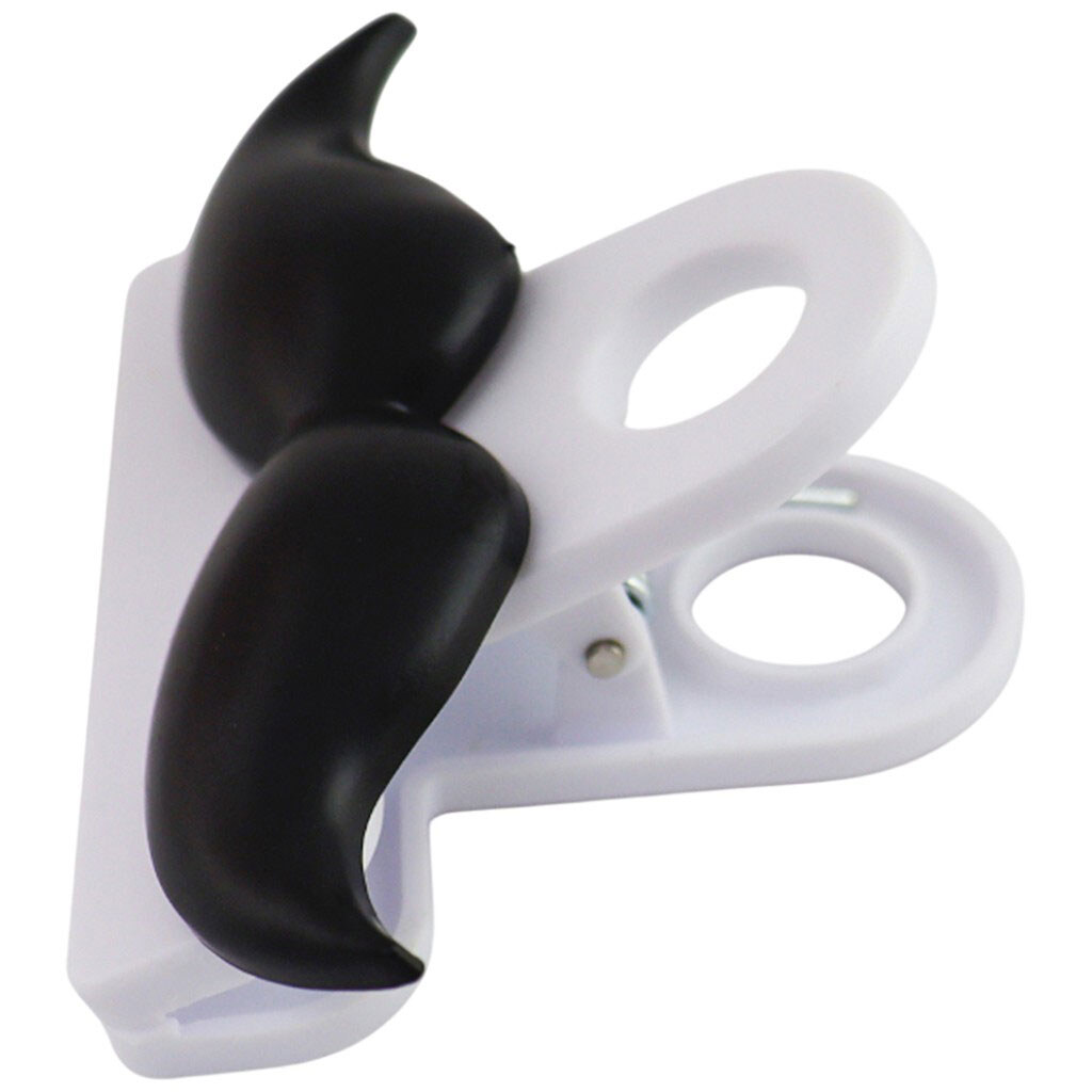 Затискач для пакетів пластиковий "Вуса" - № 2 Затискач для пакетів пластиковий "Вуса" - № 2