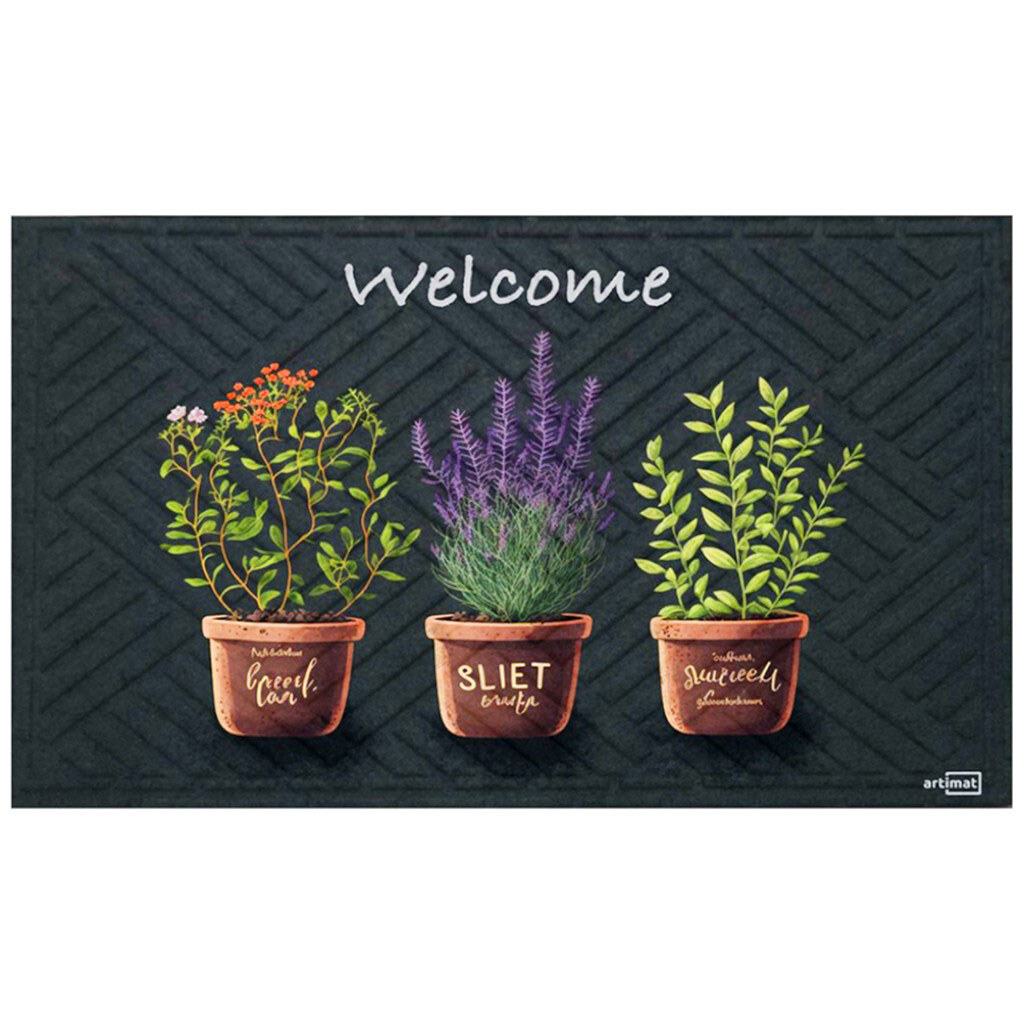 Килимок придверний Artimat мікс, 40х60 см - № 6 Килимок придверний Artimat мікс, 40х60 см - № 6