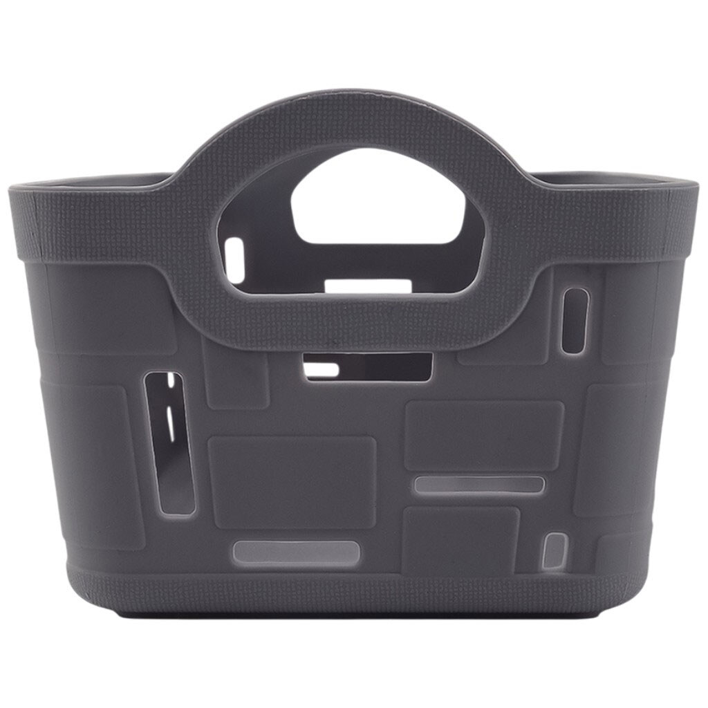 Кошик для зберігання пластиковий прямокутний з ручкамиm 20,5х12х9,5 см - № 2 Кошик для зберігання пластиковий прямокутний з ручкамиm 20,5х12х9,5 см - № 2