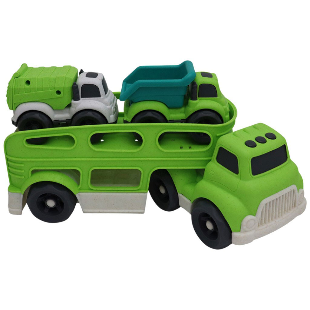 Набір іграшковий еко "Трейлер з автомобілями", GipGo - № 1 Набір іграшковий еко "Трейлер з автомобілями", GipGo - № 1