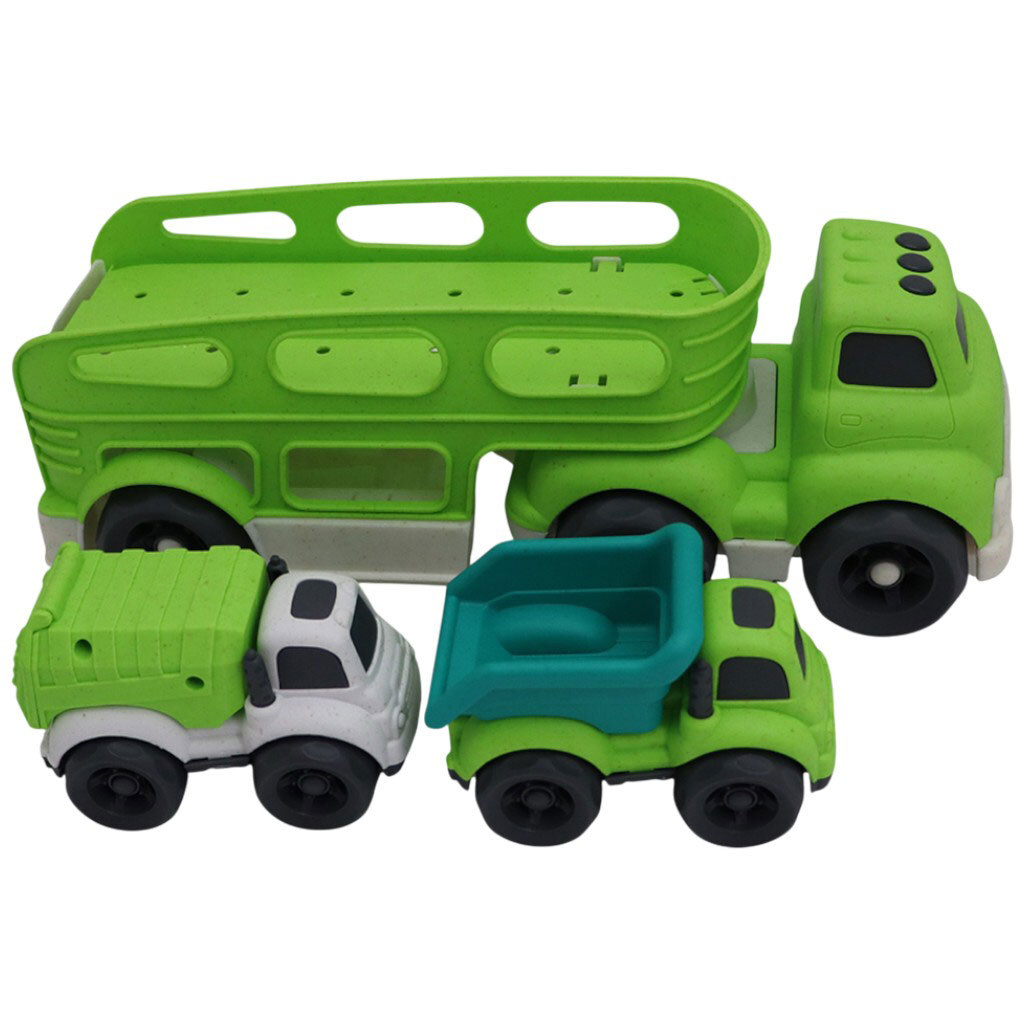 Набір іграшковий еко "Трейлер з автомобілями", GipGo - № 2 Набір іграшковий еко "Трейлер з автомобілями", GipGo - № 2