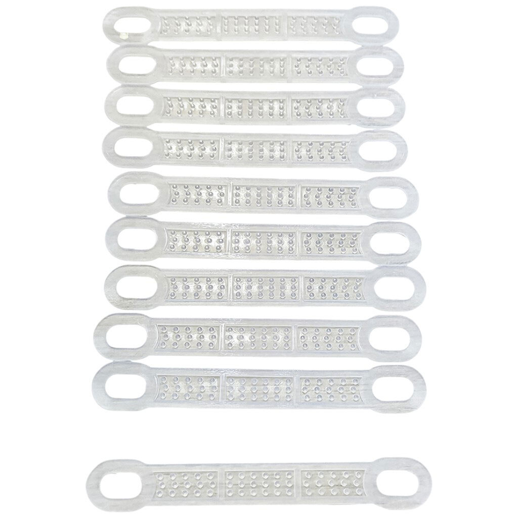 Набор фиксирующих накладок для тремпелей, 10 шт. - № 1 Набор фиксирующих накладок для тремпелей, 10 шт. - № 1