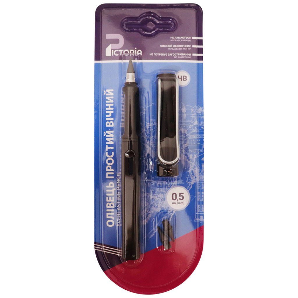 Олівець простий вічний Pictoria чорний - № 1 Олівець простий вічний Pictoria чорний - № 1