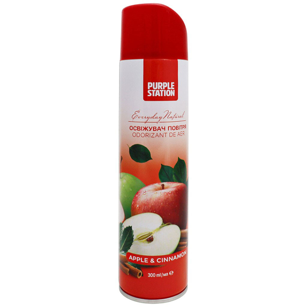 Освежитель воздуха Purple Station Apple&Cinnamon, 300 мл - № 1 Освежитель воздуха Purple Station Apple&Cinnamon, 300 мл - № 1