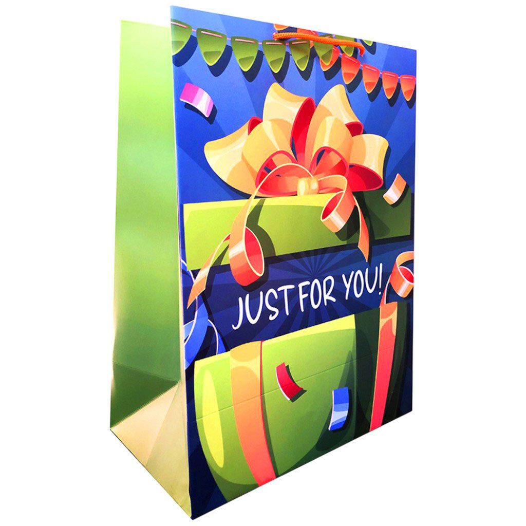 Пакет подарочный бумажный LUX-L в ассортименте. - № 3 Пакет подарочный бумажный LUX-L в ассортименте. - № 3