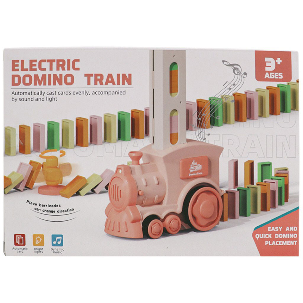 Потяг-доміно іграшковий з автоматичною розкладкою - № 1 Потяг-доміно іграшковий з автоматичною розкладкою - № 1