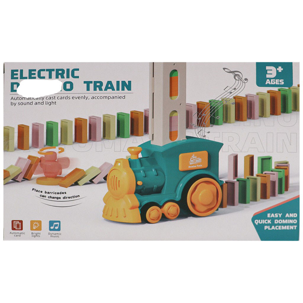 Потяг-доміно іграшковий з автоматичною розкладкою - № 2 Потяг-доміно іграшковий з автоматичною розкладкою - № 2