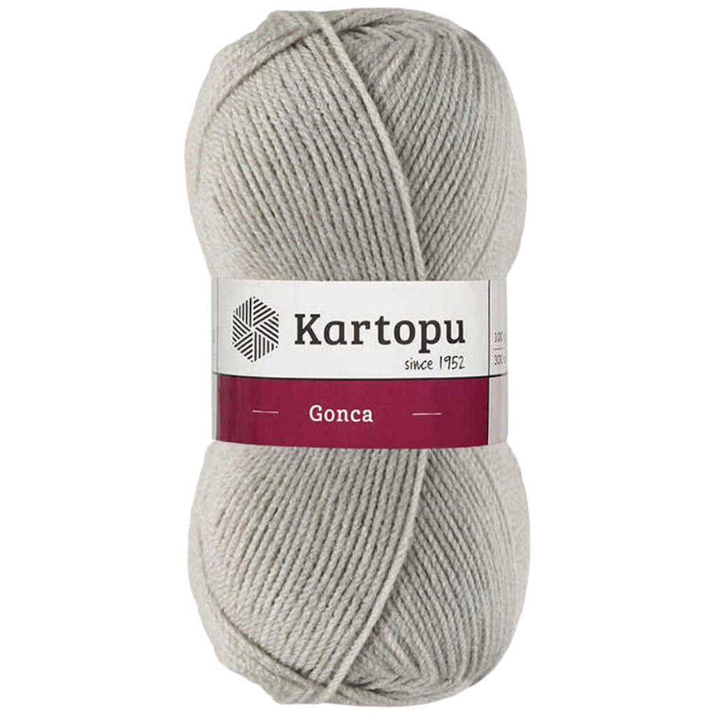 Пряжа 100% акрил Kartopu Gonca Туреччина 100 г, 300 м (К920) - № 1 Пряжа 100% акрил Kartopu Gonca Туреччина 100 г, 300 м (К920) - № 1