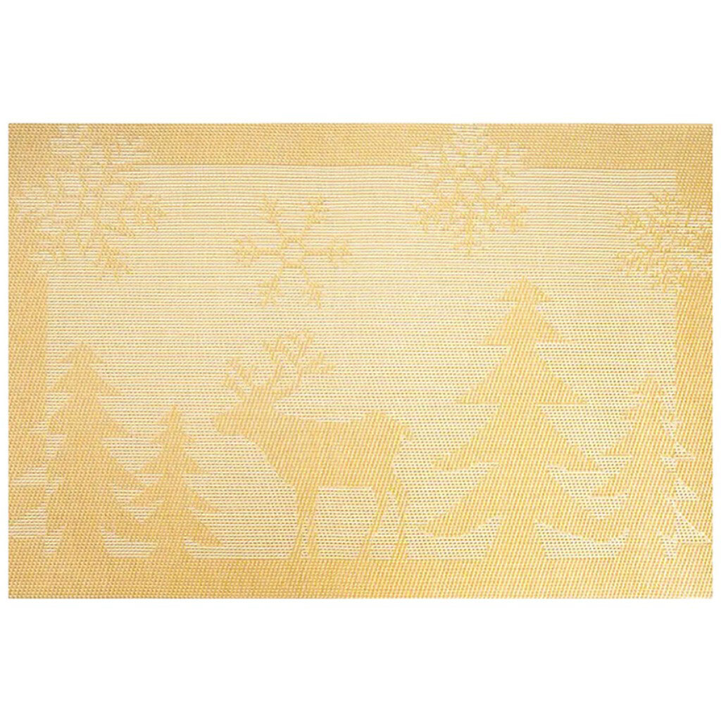 Салфетка настольная порционная прямоугольная "Рождественская", 45х30 см - № 1 Салфетка настольная порционная прямоугольная "Рождественская", 45х30 см - № 1