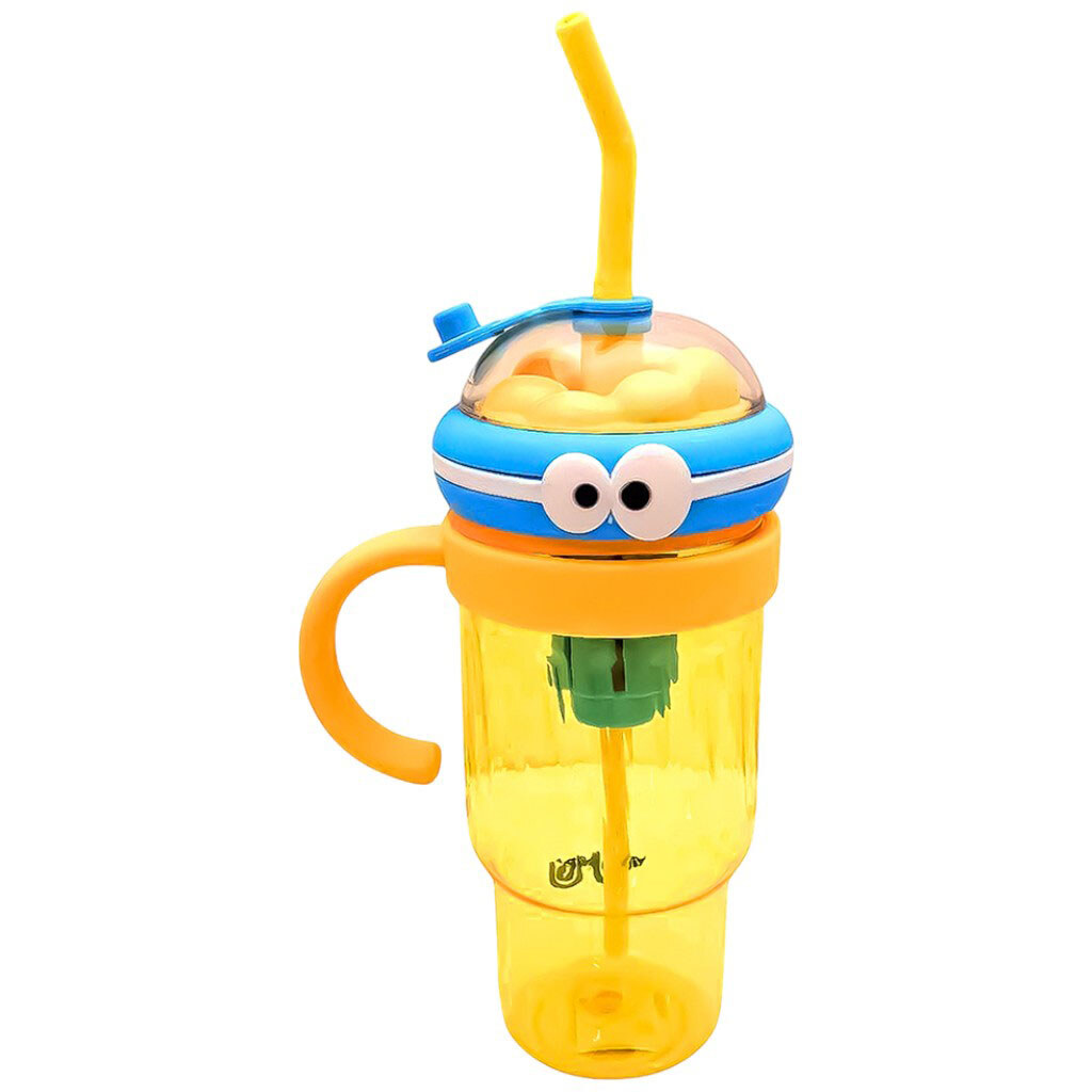 Стакан дитячий фігурний з трубочкою, ручкою, кришкою, 1280 мл - № 1 Стакан дитячий фігурний з трубочкою, ручкою, кришкою, 1280 мл - № 1