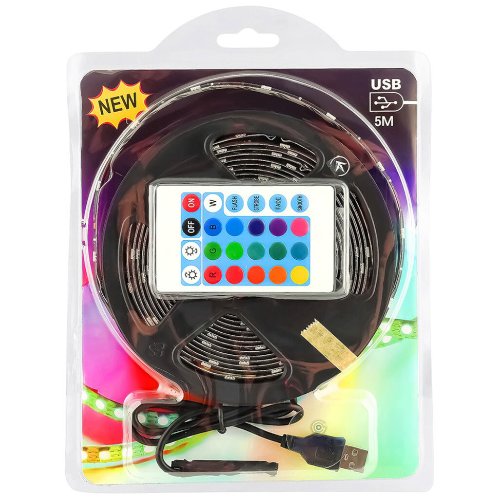 Лента LED USB XоKо Full Color TV Light RGB, 5 м - № 7 Лента LED USB XоKо Full Color TV Light RGB, 5 м - № 7