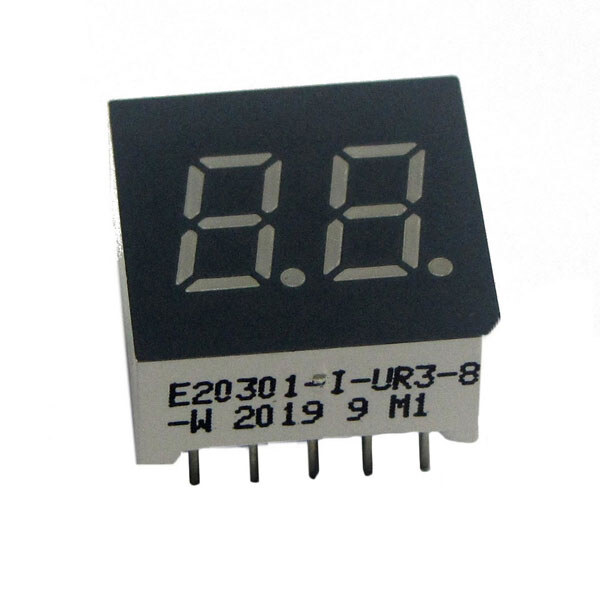 Светодиодный индикатор двухсимвольный E20301-I-UR3-8-W - № 1 Светодиодный индикатор двухсимвольный E20301-I-UR3-8-W - № 1