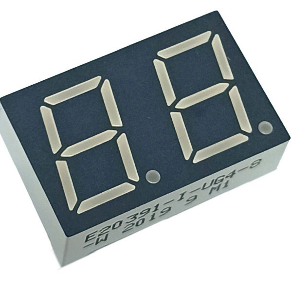 Светодиодный индикатор двухсимвольный E20391-I-UG4-8-W - № 1 Светодиодный индикатор двухсимвольный E20391-I-UG4-8-W - № 1