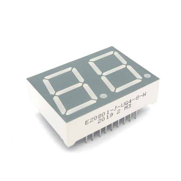 Светодиодный индикатор двухсимвольный E20801-J-UG4-8-W - № 1 Светодиодный индикатор двухсимвольный E20801-J-UG4-8-W - № 1