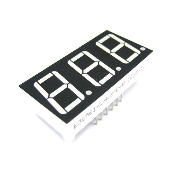 Светодиодный индикатор трехсимвольный E30561-L-K2-0-W - № 1 Светодиодный индикатор трехсимвольный E30561-L-K2-0-W - № 1