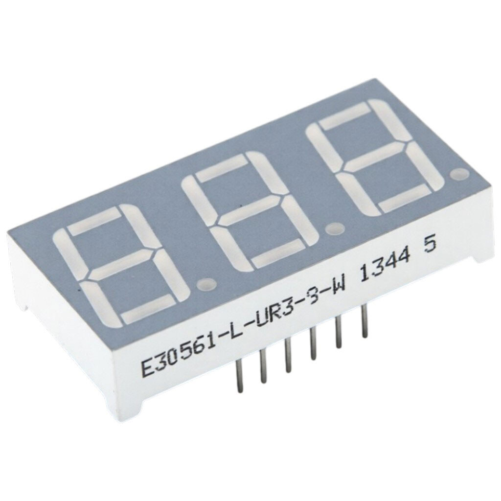 Светодиодный индикатор шестисимвольный E60301-L-UR3-0-W - № 1 Светодиодный индикатор шестисимвольный E60301-L-UR3-0-W - № 1