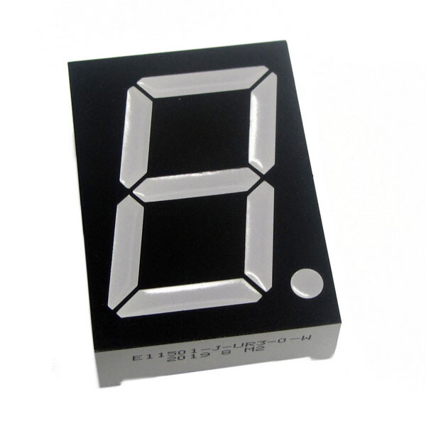 Светодиодный индикатор односимвольный E11501-J-UR3-0-W - № 1 Светодиодный индикатор односимвольный E11501-J-UR3-0-W - № 1