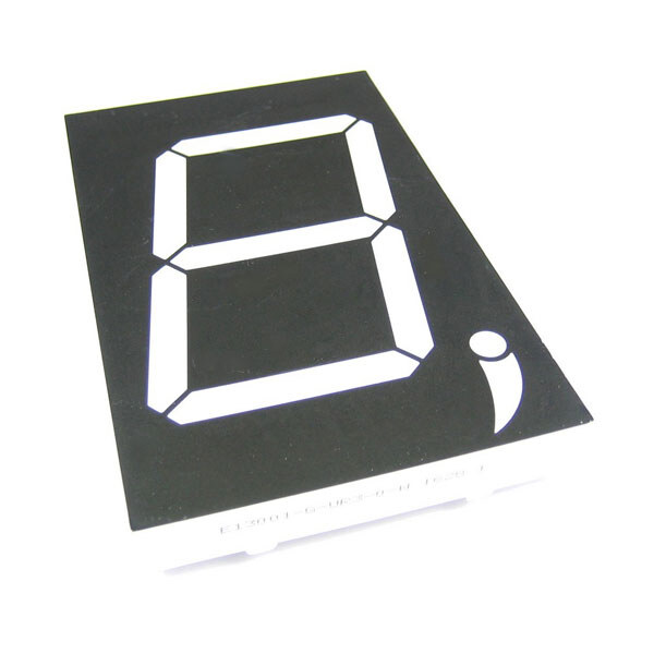 Светодиодный индикатор односимвольный E13001-G-UR3-0-W - № 1 Светодиодный индикатор односимвольный E13001-G-UR3-0-W - № 1