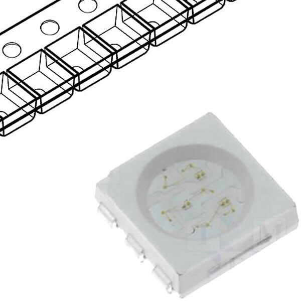 Світлодіод SMD OF-SMD5060RGB-W - № 1 Світлодіод SMD OF-SMD5060RGB-W - № 1