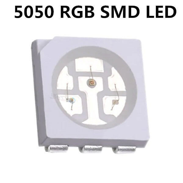 Світлодіод SMD LED-5050-RGB - № 1 Світлодіод SMD LED-5050-RGB - № 1