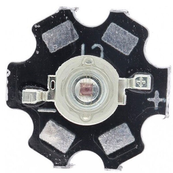 Светодиод мощный ARPL-3W-RED-STAR - № 1 Светодиод мощный ARPL-3W-RED-STAR - № 1