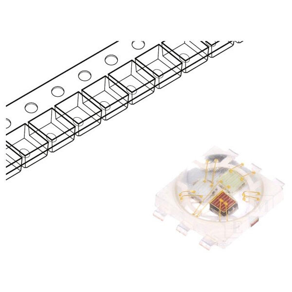 Светодиод RGB PP6N-3LFE - № 1 Светодиод RGB PP6N-3LFE - № 1