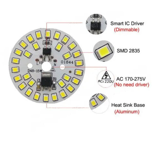 Светодиод переменного тока SMJE-3V12W1P3-C - № 2 Светодиод переменного тока SMJE-3V12W1P3-C - № 2