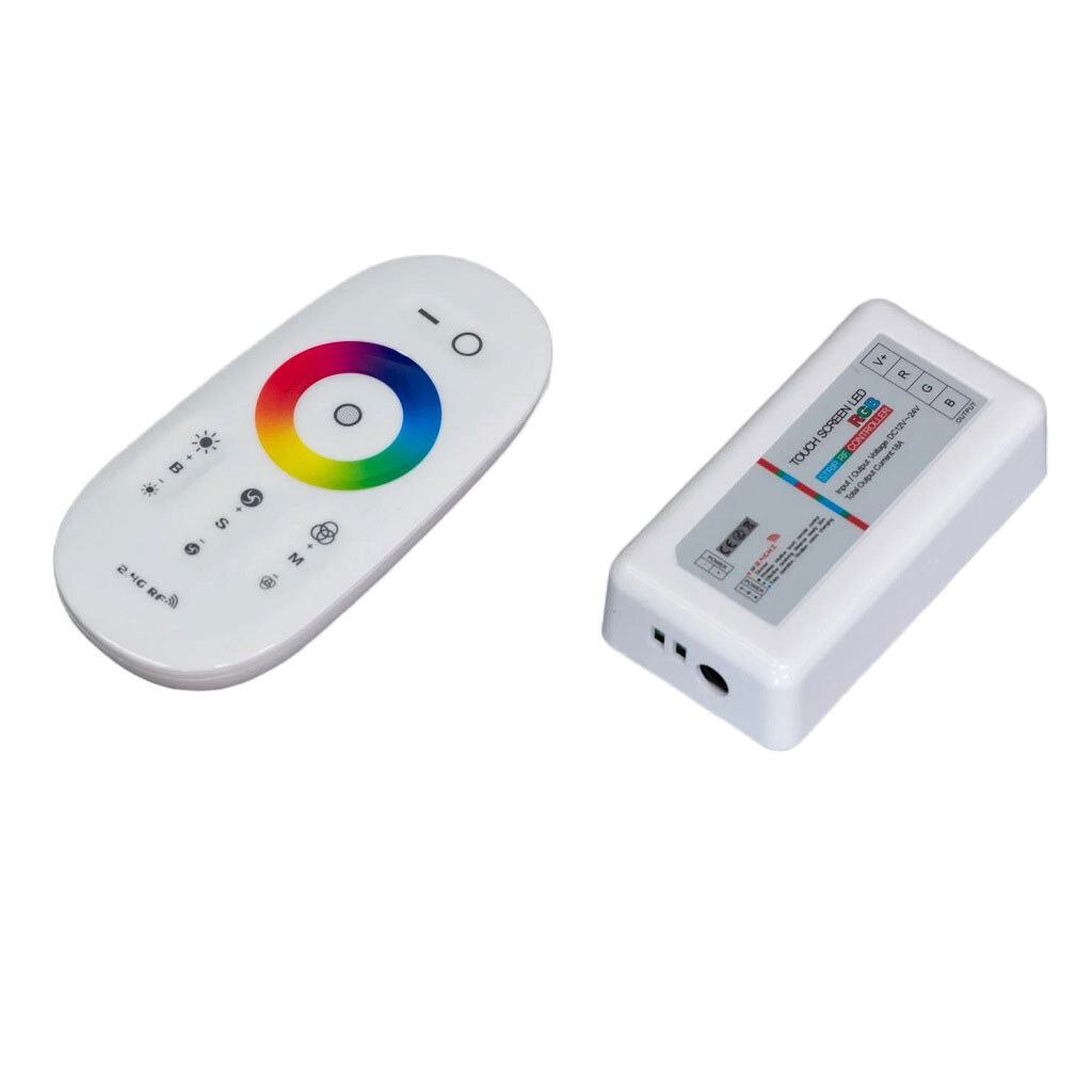 RGB Контроллер с радио управлением 18А (сенсорний пульт) - № 1 RGB Контроллер с радио управлением 18А (сенсорний пульт) - № 1