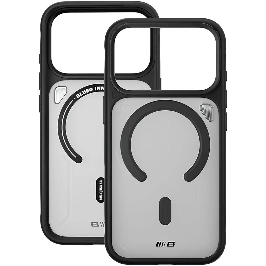 Чехол (накладка) Apple iPhone 17 Pro Max, Blueo Frosted Heat Dissipation Stand, MagSafe, Черный - № 3 Чехол (накладка) Apple iPhone 17 Pro Max, Blueo Frosted Heat Dissipation Stand, MagSafe, Черный - № 3