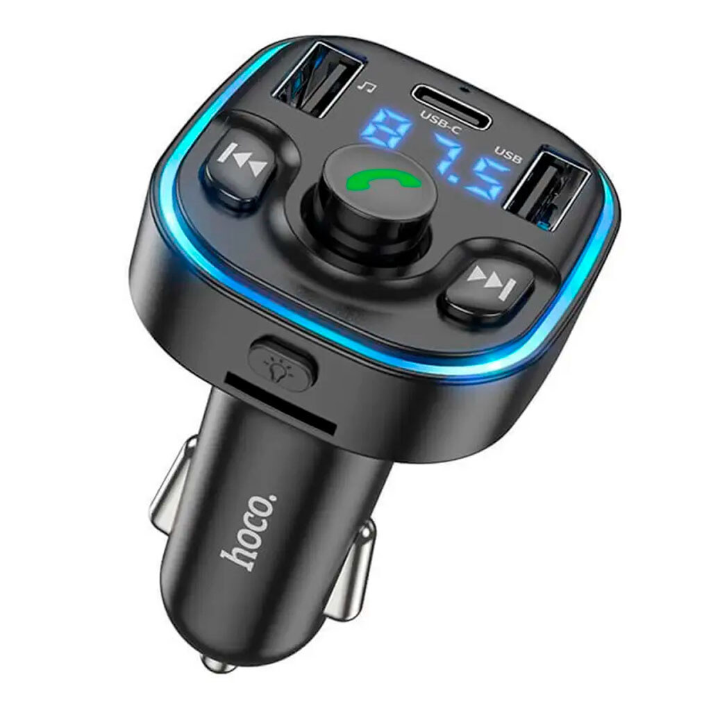 FM модулятор Hoco DE5, Черный - № 1 FM модулятор Hoco DE5, Черный - № 1