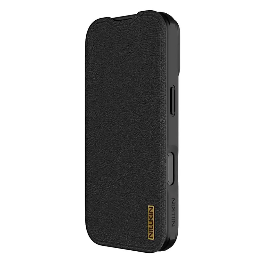 Чехол (книжка) Apple iPhone 17, Nillkin Qin Pro Camshield, Черный - № 1 Чехол (книжка) Apple iPhone 17, Nillkin Qin Pro Camshield, Черный - № 1