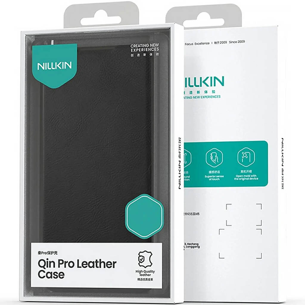 Чехол (книжка) Apple iPhone 17 Pro, Nillkin Qin Pro Camshield, Коричневый - № 6 Чехол (книжка) Apple iPhone 17 Pro, Nillkin Qin Pro Camshield, Коричневый - № 6